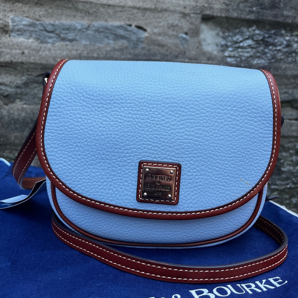 Dooney & Bourke Sky Blue Hallie Crossbody Bag